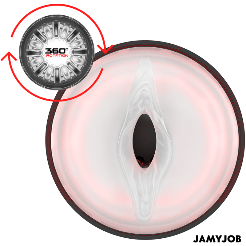 JAMYJOB - CYCLONE AUTOMATIC VAGINA MASTURBATOR 10 ROTATION AND THRUST MODES - Kink&Play