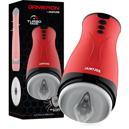 JAMYJOB - DAMERON SUCTION AND VIBRATION MASTURBATOR - Kink&Play