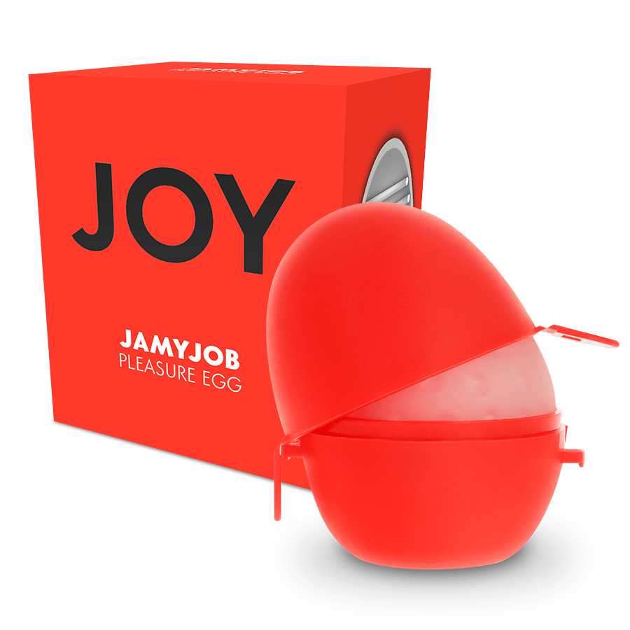 JAMYJOB - EGG MASTURBATOR RED VERSION DISCRETT - Kink&Play