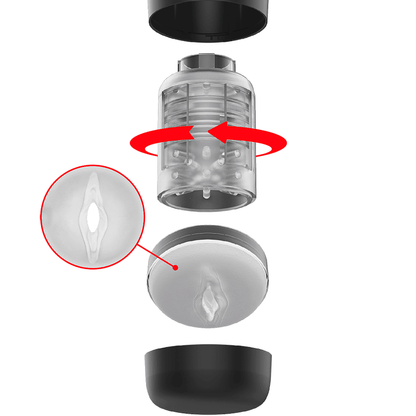 JAMYJOB - TORNADO 360 ROTATE TECH STROKER - Kink&Play