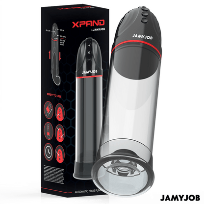 JAMYJOB - XPAND AUTOMATIC PUMP 3 LEVELS OF STIMULATING WAVES GREY - Kink&Play