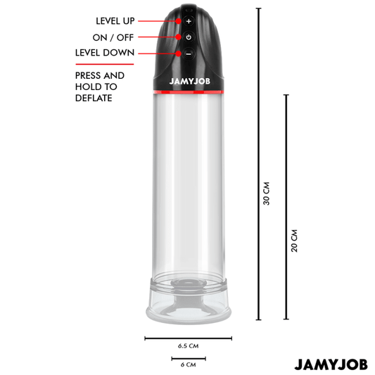 JAMYJOB - XPAND AUTOMATIC PUMP 3 LEVELS OF STIMULATING WAVES GREY - Kink&Play