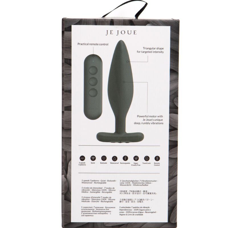 JE JOUE - EGON PLUG ANAL VIBRATOR BLACK - Kink&Play