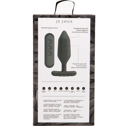 JE JOUE - ONYX ANAL PLUG VIBRATOR BLACK - Kink&Play