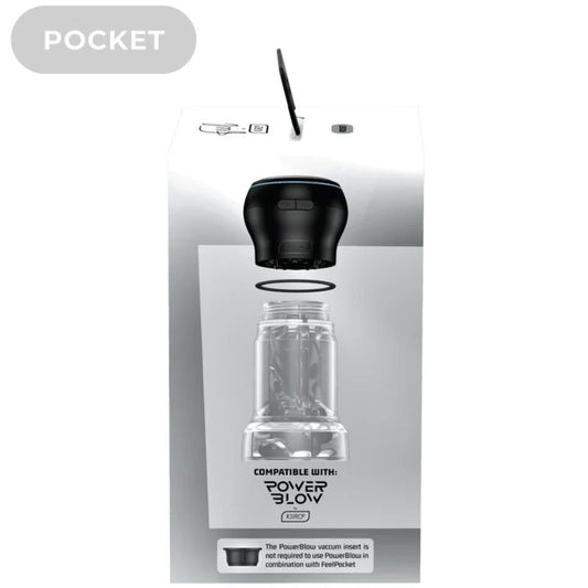 KIIROO - FEEL POCKET STROKER CRYSTAL BY KIIROO TRANSPARENT - Kink&Play