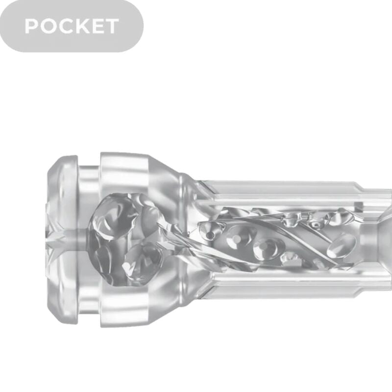 KIIROO - FEEL POCKET STROKER CRYSTAL BY KIIROO TRANSPARENT - Kink&Play