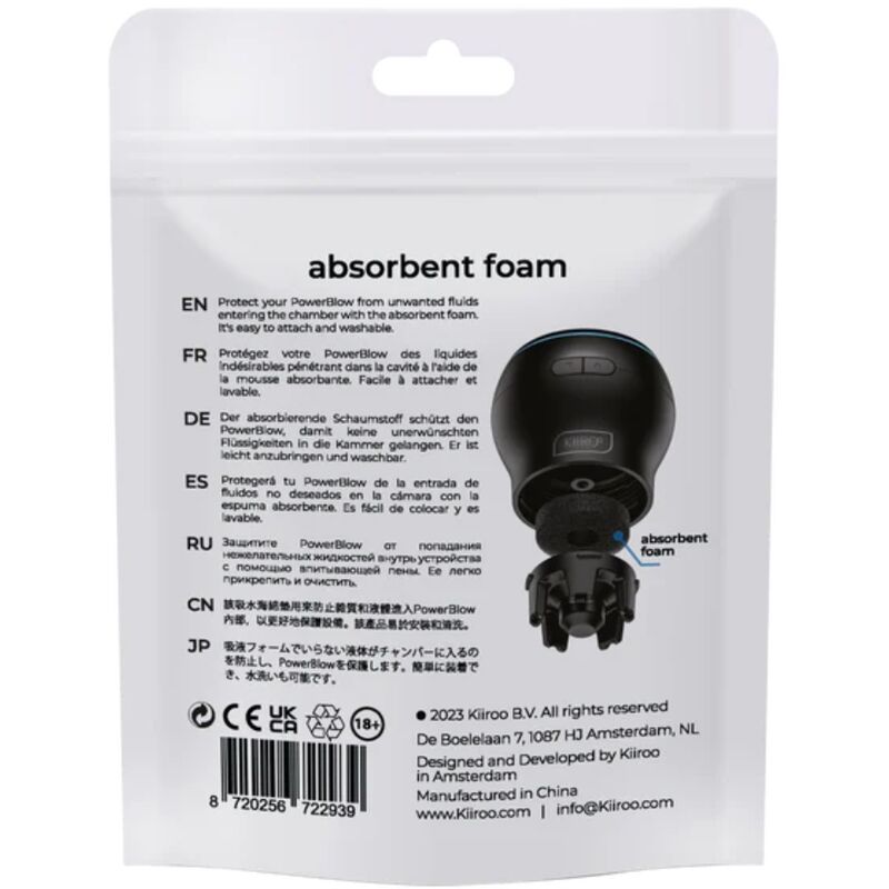 KIIROO - POWER BLOW ABSORBENT FOAM 5 PACK - Kink&Play
