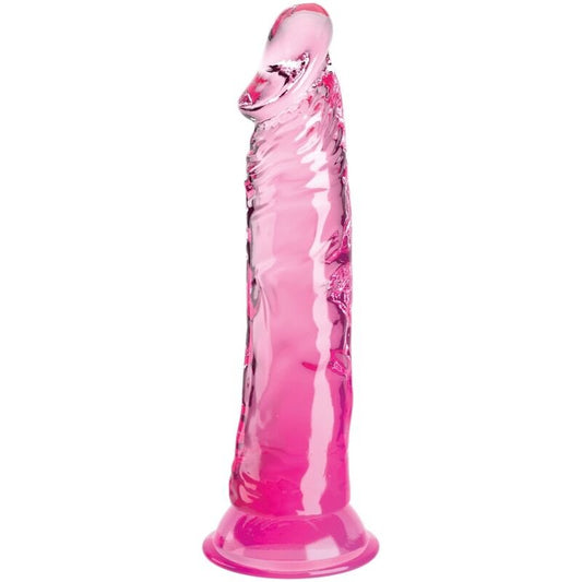 KING COCK - CLEAR REALISTIC PENIS 19.7 CM PINK - Kink&Play