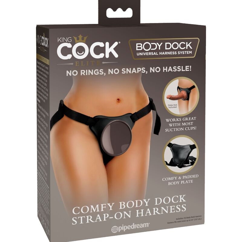 KING COCK - ELITE COMFY ADJUSTABLE HARNESS - Kink&Play