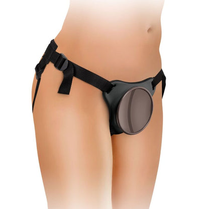 KING COCK - ELITE COMFY ADJUSTABLE HARNESS WITH DILDO 17.8 CM - Kink&Play