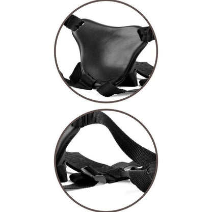 KING COCK - ELITE COMFY ADJUSTABLE HARNESS WITH DILDO 17.8 CM - Kink&Play