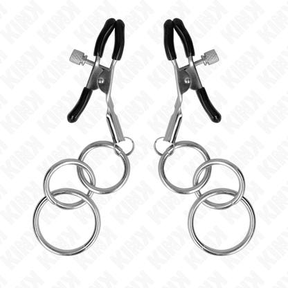 KINK - 3 O - RING NIPPLE CLAMP 6 CM - Kink&Play
