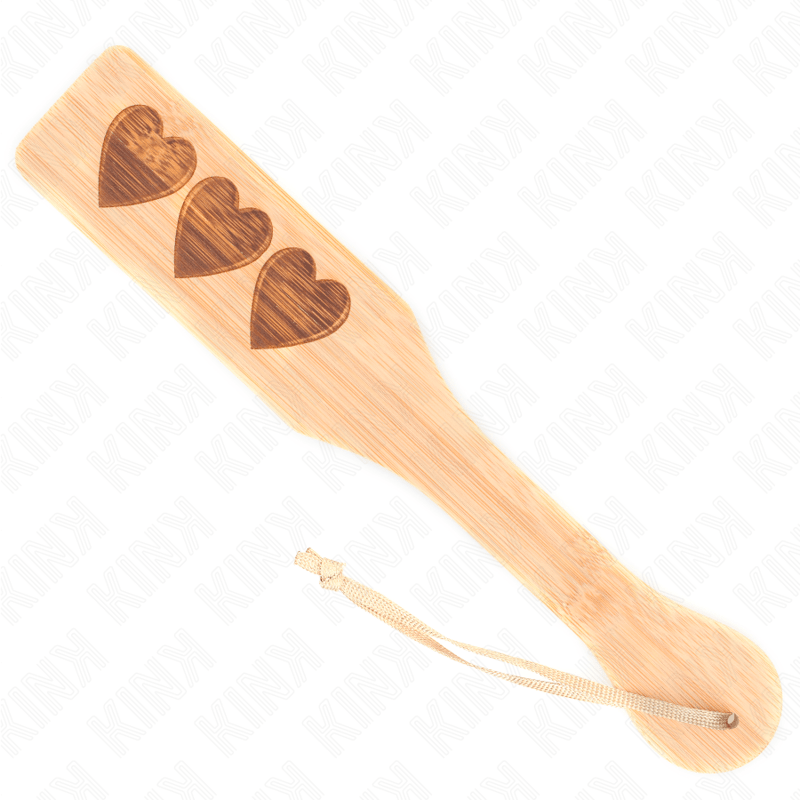 KINK - BAMBOO PALLET HEART DESIGN 32 X 5.5 CM - Kink&Play