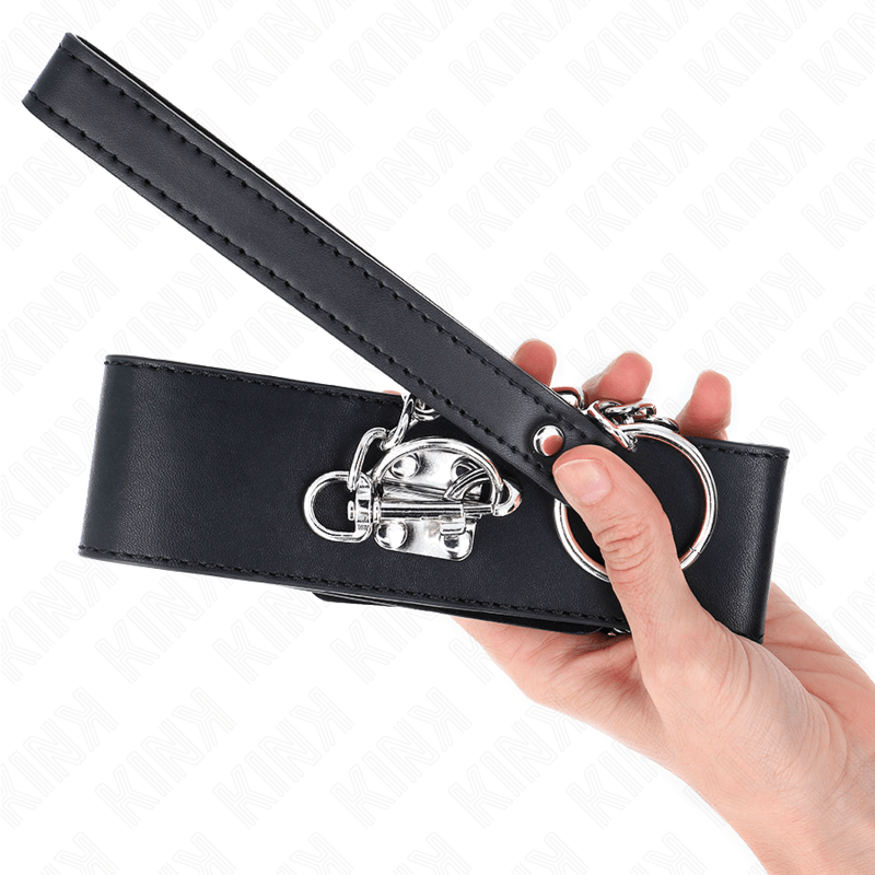 KINK - BASIC MODEL COLLAR WITH LEASH 65 CM MODEL 0 - Kink&Play