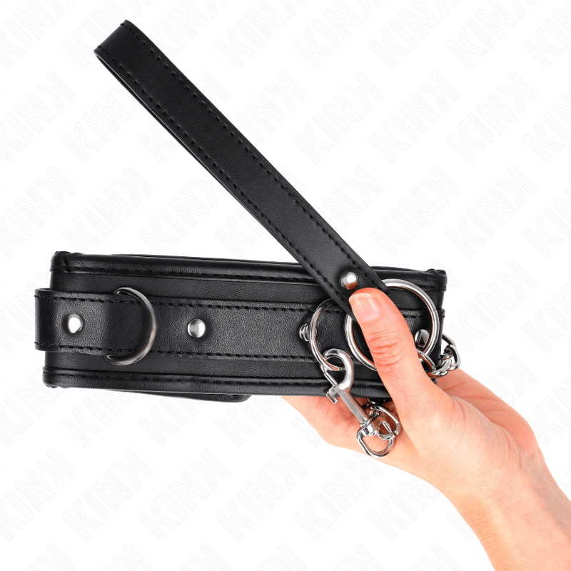 KINK - BASIC MODEL COLLAR WITH LEASH 65 CM MODEL 1 53 X 6 CM - Kink&Play