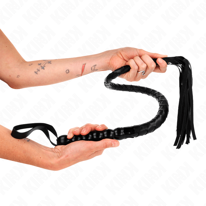 KINK - BEADED SNAKE WHIP 80 CM - Kink&Play