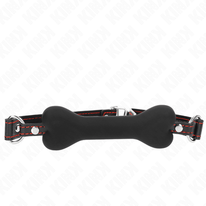 KINK - BLACK BONE 12 CM GAG 63 x 2 CM - Kink&Play