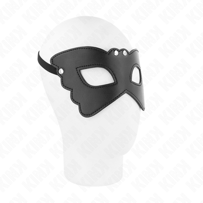 KINK - BUTTERFLY SHAPED LEATHERETTE MASK 20 x 9 CM - Kink&Play