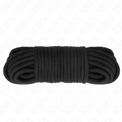 KINK - COTTON ROPE 20 METER BLACK - Kink&Play