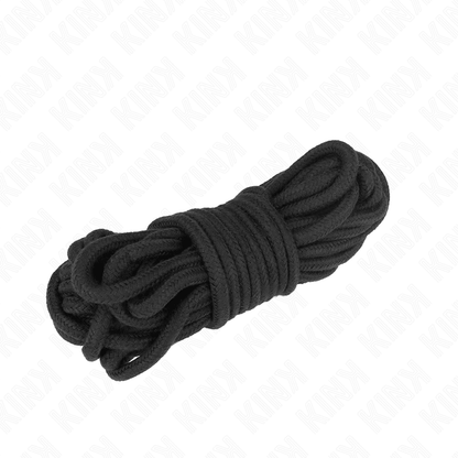 KINK - COTTON ROPE 5 METER BLACK - Kink&Play