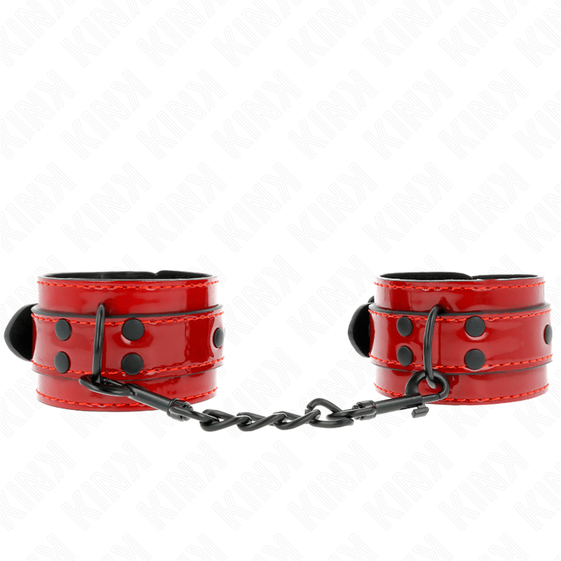 KINK - DARK RED WRIST CUFFS 23 X 5 CM - Kink&Play