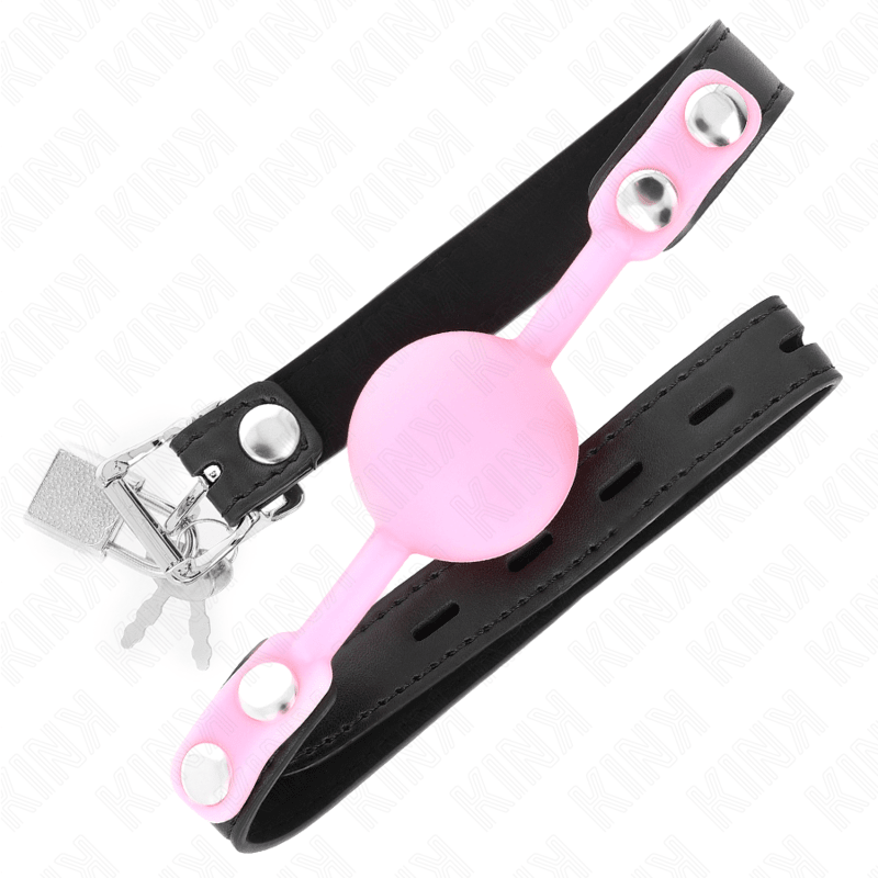 KINK - LUMINOUS SILICONE BALL 4 CM GAG 60 x 2 CM - Kink&Play