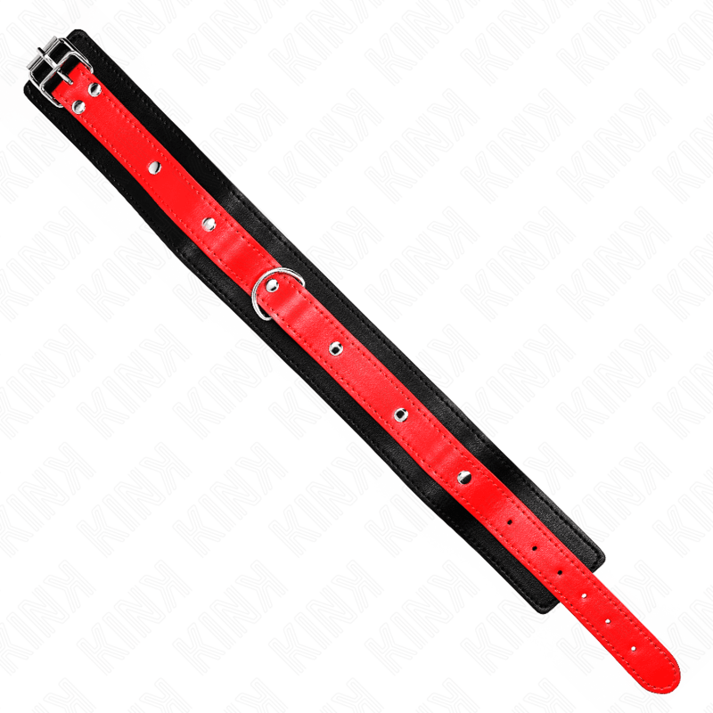 KINK - NECKLACE WITH RED STRAP 65 CM AJUSTABLE 36 - 43 CM X 5 CM - Kink&Play
