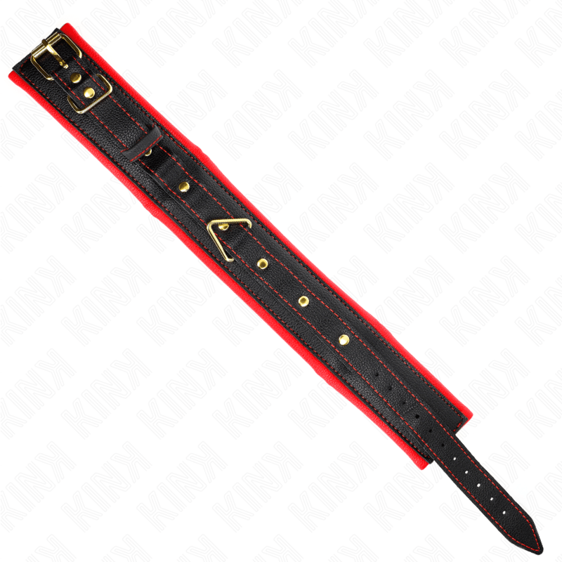 KINK - NECKLACE WITH SPONGE IMITATION LEATHER STRAP MODEL 2 ADJUSTABLE 37 - 54 CM X 3 CM - Kink&Play