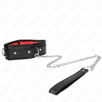 KINK - NECKLACE WITH SPONGE IMITATION LEATHER STRAP MODEL 3 ADJUSTABLE 37 - 54 CM X 3 CM - Kink&Play