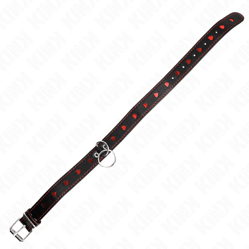 KINK - NECKLACE WITH STRAP 65 CM HEART DETAILS 52.5 X 2.5 CM - Kink&Play