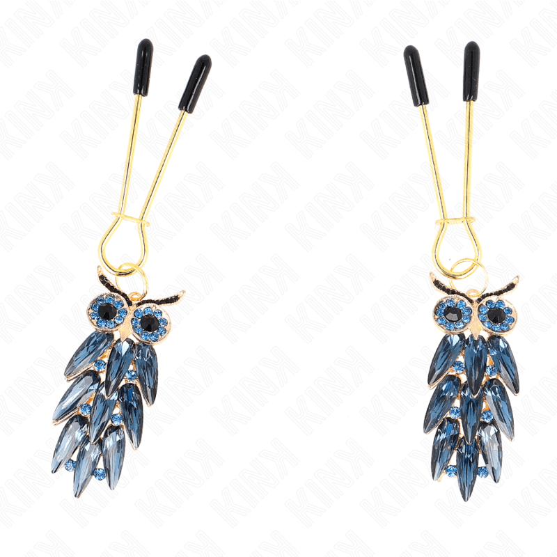 KINK - OWL PENDANT NIPPLE CLAMPS 6 CM - Kink&Play