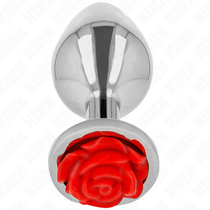 KINK - PLUG ANAL ROSE RED SIZE M - Kink&Play