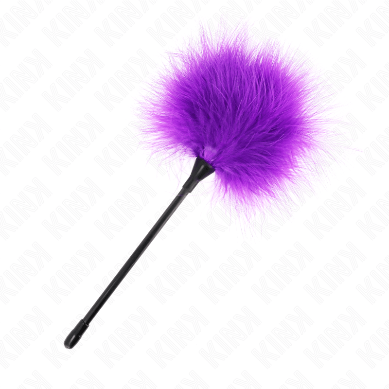 KINK - PURPLE TICKLE FEATHERS USED FOR THE BONDAGE KIT 27 CM - Kink&Play