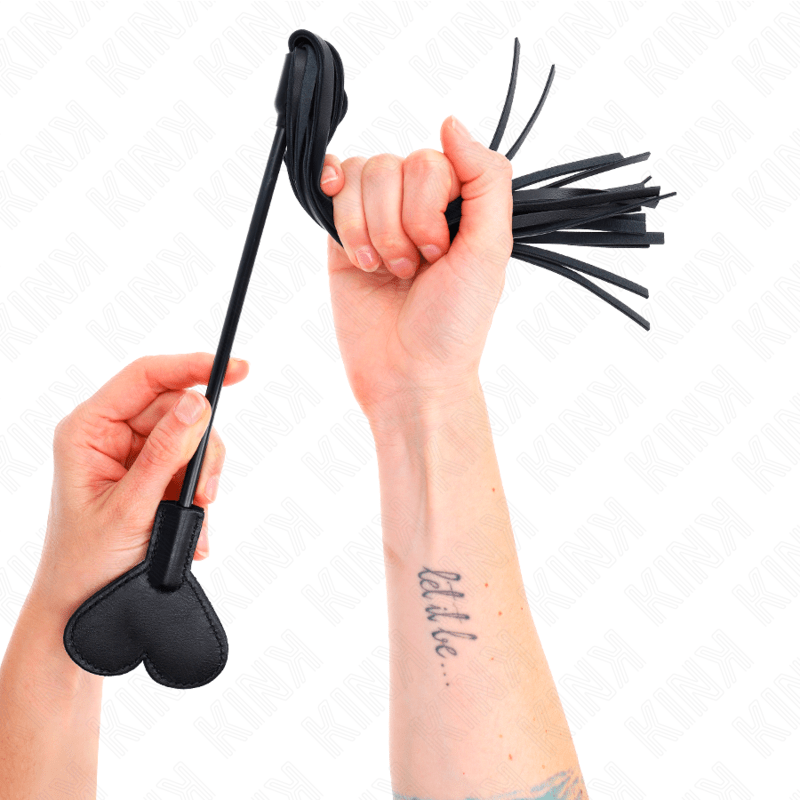 KINK - RANGE WHIP WITH HEART PANDEL 35 CM - Kink&Play
