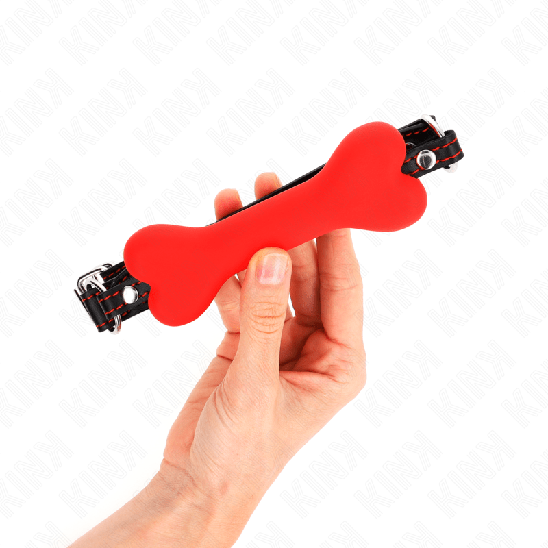 KINK - RED BONE 12 CM GAG 63 x 2 CM - Kink&Play