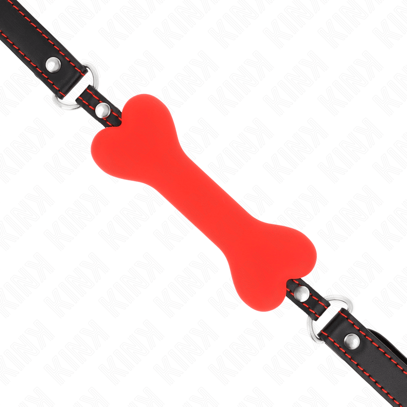 KINK - RED BONE 12 CM GAG 63 x 2 CM - Kink&Play