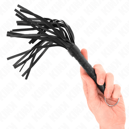 KINK - SIMPLE MINI BLACK WHIP 28 CM - Kink&Play