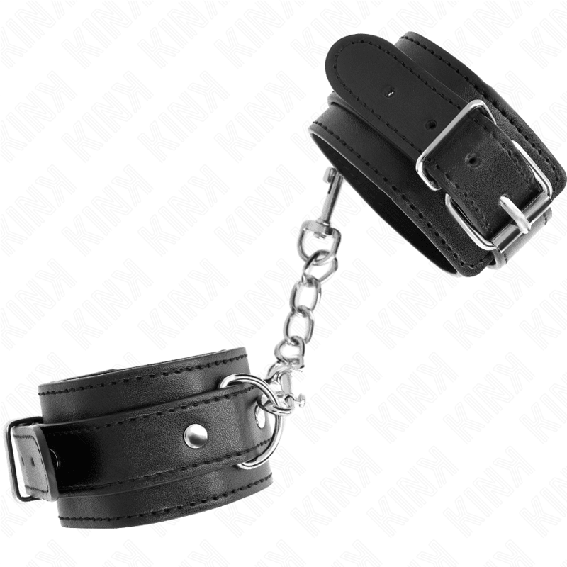 KINK - THIN WRIST RESTRAINTS BLACK ADJUSTABLE 21 - 33 CM - Kink&Play