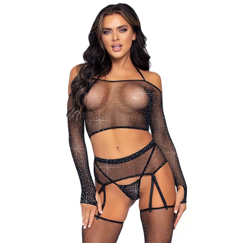 LEG AVENUE - FOUR PIECES SET ONE SIZE - Kink&Play