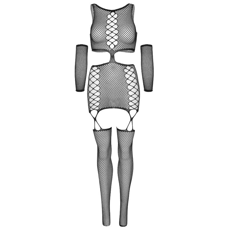LEG AVENUE - GARTER DRESS WITH GLOVES ONE SIZE - Kink&Play