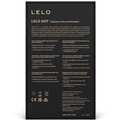 LELO - DOT CLITORIS STIMULATOR - AQUA GREEN - Kink&Play