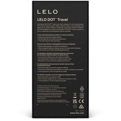 LELO - DOT TRAVEL CLITORIS STIMULATOR PURPLE - Kink&Play