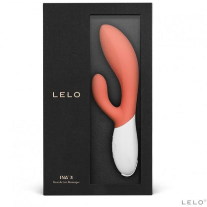 LELO - INA 3 LUXURY CORAL RABBIT VIBRATOR - Kink&Play