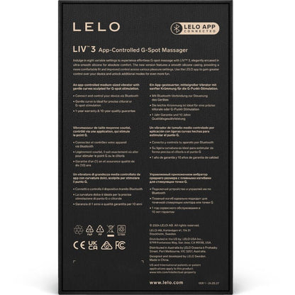 LELO - LIV™ 3 G - SPOT STIMULATOR BLUE - Kink&Play
