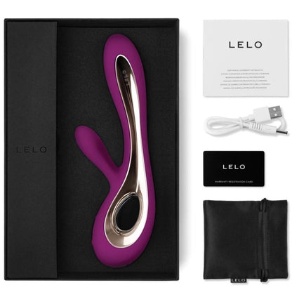 LELO - SORAYA 2 RABBIT PURPLE VIBRATOR - Kink&Play