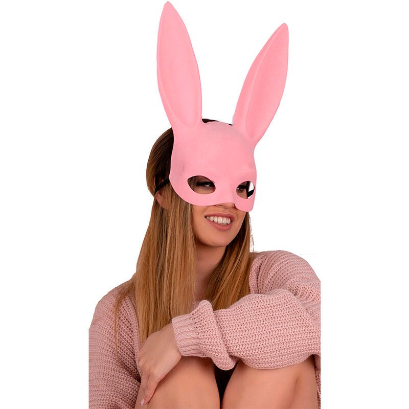LIVCO CORSETTI FASHION - KOHU RABBIT PINK MJ009 MASK ONE SIZE - Kink&Play