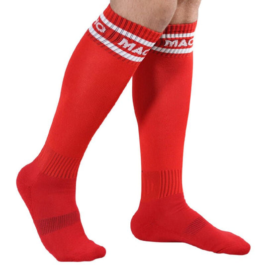 MACHO - LONG SOCKS ONE SIZE RED - Kink&Play