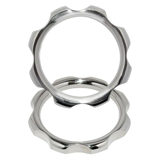 METAL HARD - METAL TORQUE RING FOR PENIS AND TESTICLES 45MM - Kink&Play