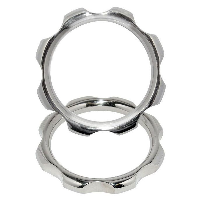 METAL HARD - METAL TORQUE RING FOR PENIS AND TESTICLES 50MM - Kink&Play