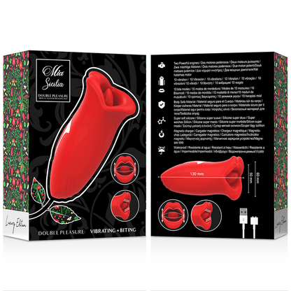 MIA - SICILIA DOUBLE PLEASURE VIBRATING + BITING - Kink&Play
